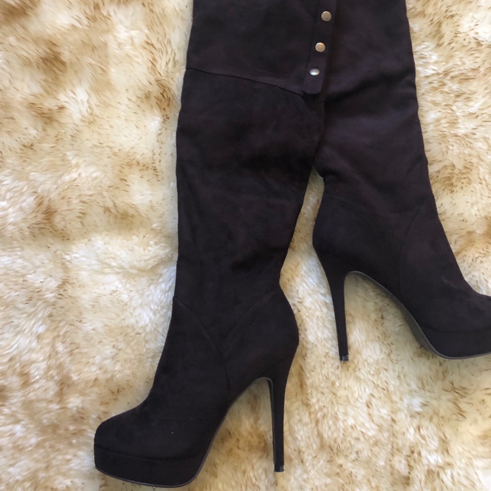 Charles David Adelina studded tall boot